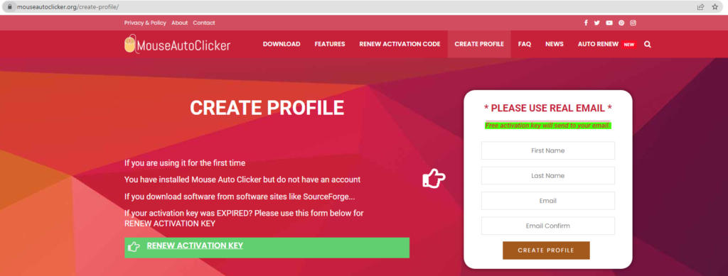 How To Create Profile The Mouse Auto Clicker 2022